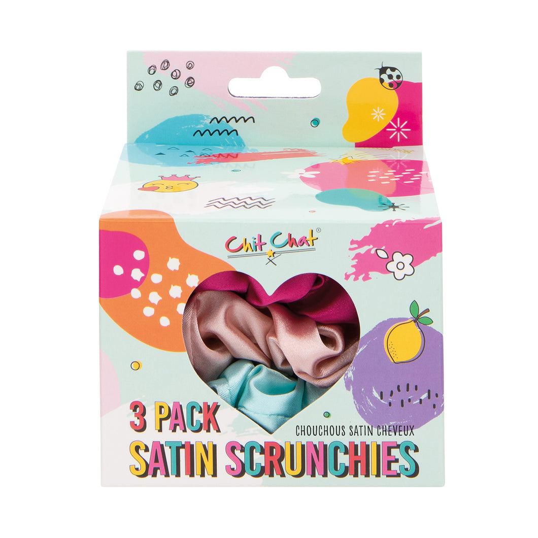 Chit Chat 3 Pack Hair Scrunchies