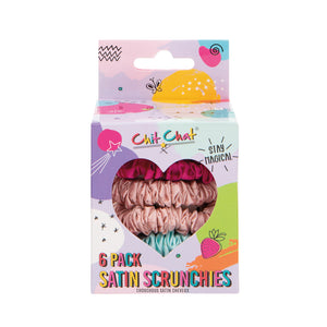 Chit Chat 6 Pack Hair Scrunchies